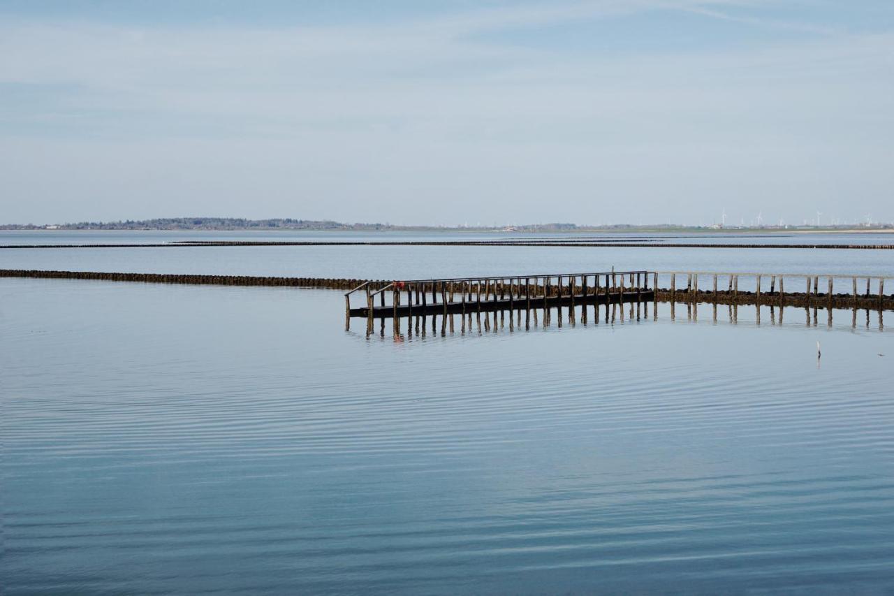 Moderne Kuestenbutze In Nordseenaehe Mildstedt Esterno foto