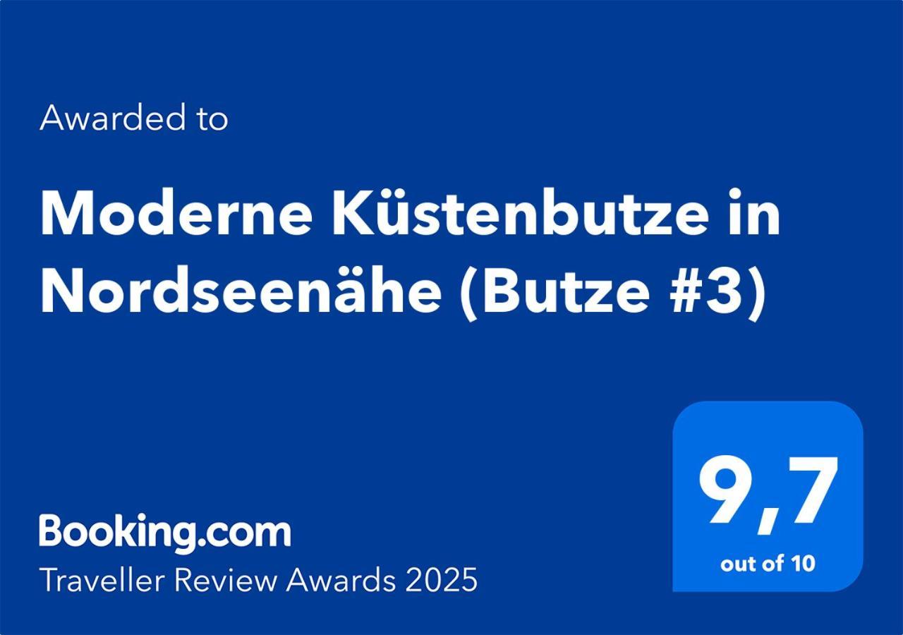 Moderne Kuestenbutze In Nordseenaehe Mildstedt Esterno foto
